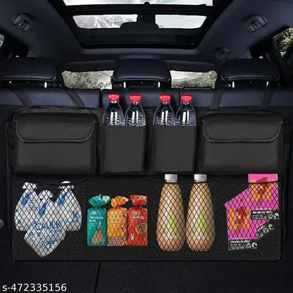 Car Trunk Organizer, Backseat Hanging Organizer With 8 Large Storage Bag